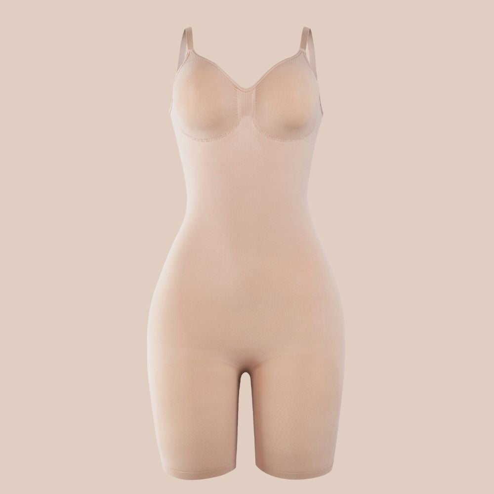 SILHOUETTE FORCE 2 Beige body-sculpting bodysuit